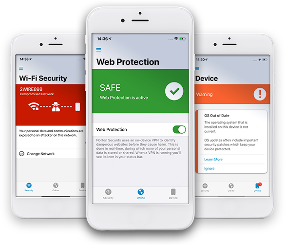 Norton Mobile Security for iOS devices